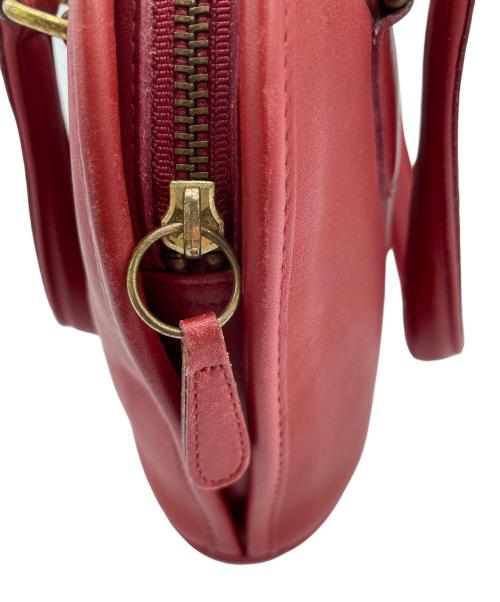 COACH（コーチ）COACH (コーチ) ハンドバッグ レッドの古着・服飾アイテム