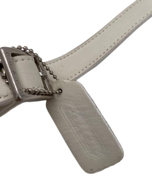 COACH（コーチ）COACH (コーチ) ショルダーバッグ ホワイトの古着・服飾アイテム