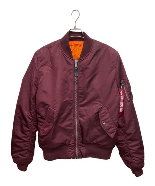 ALPHA（アルファ）ALPHA (アルファ) MA-1ジャケット エンジ サイズ:LARGEの古着・服飾アイテム