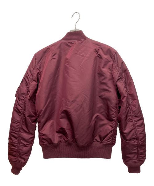 ALPHA（アルファ）ALPHA (アルファ) MA-1ジャケット エンジ サイズ:LARGEの古着・服飾アイテム