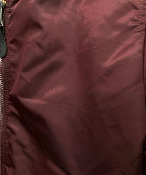 ALPHA（アルファ）ALPHA (アルファ) MA-1ジャケット エンジ サイズ:LARGEの古着・服飾アイテム