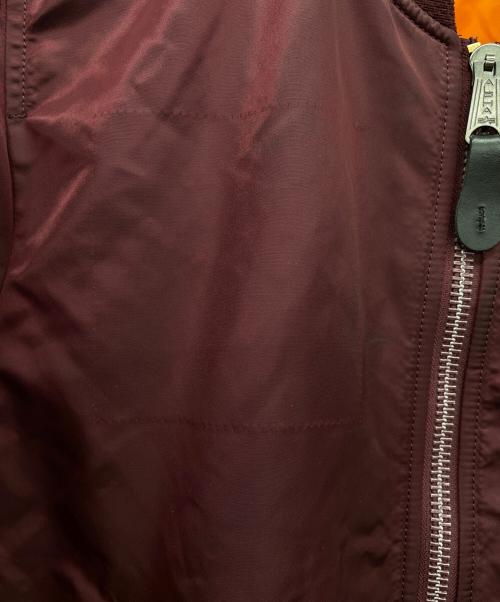 ALPHA（アルファ）ALPHA (アルファ) MA-1ジャケット エンジ サイズ:LARGEの古着・服飾アイテム