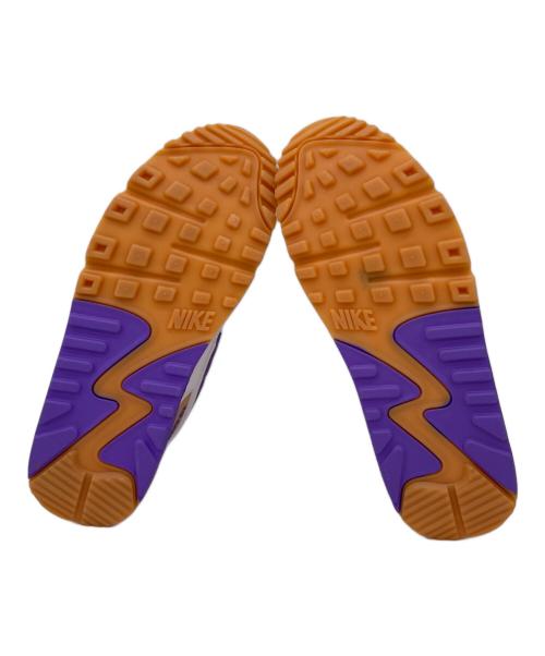 NIKE（ナイキ）NIKE (ナイキ) AIR MAX90 ホワイト×パープル サイズ:26㎝の古着・服飾アイテム