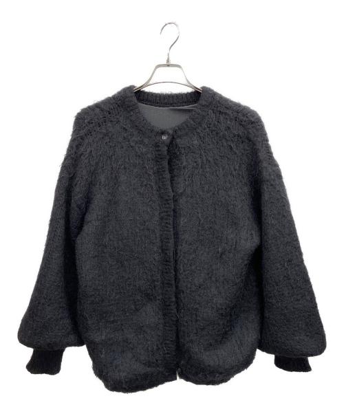 Ameri（アメリ）Ameri (アメリ) 2WAY MOHAIR SHAGGY KNIT（2ウェイモヘヤシャギーニット） ブラック サイズ:Fの古着・服飾アイテム