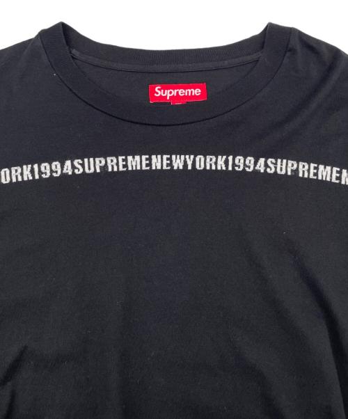 SUPREME（シュプリーム）SUPREME (シュプリーム) 長袖カットソー ブラック サイズ:XXLの古着・服飾アイテム