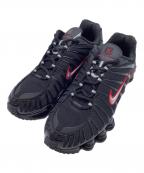 NIKEナイキ）の古着「SHOX TL BLACK/METALLIC SILVER-UNIVERSITY RED」｜ブラック