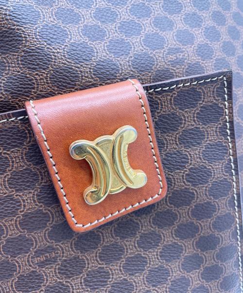 CELINE（セリーヌ）CELINE (セリーヌ) マカダム柄　ハンドバッグの古着・服飾アイテム