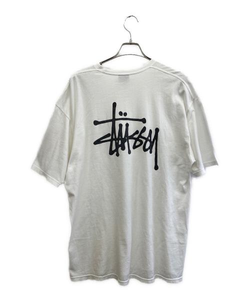 stussy（ステューシー）stussy (ステューシー) 半袖カットソー ホワイト サイズ:XLの古着・服飾アイテム