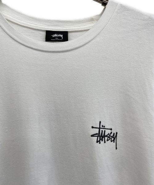 stussy（ステューシー）stussy (ステューシー) 半袖カットソー ホワイト サイズ:XLの古着・服飾アイテム