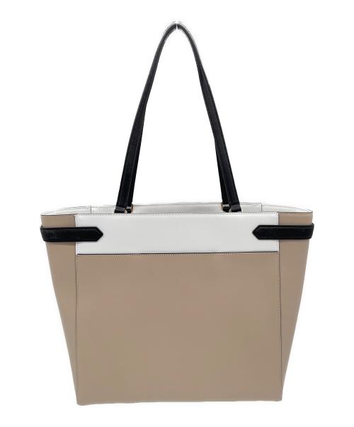 Kate Spade（ケイトスペード）Kate Spade (ケイトスペード) トートバッグ ホワイト×ベージュの古着・服飾アイテム