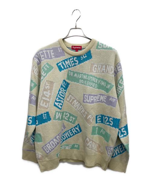 SUPREME（シュプリーム）SUPREME (シュプリーム) 厚手ニット マルチカラー サイズ:Lの古着・服飾アイテム