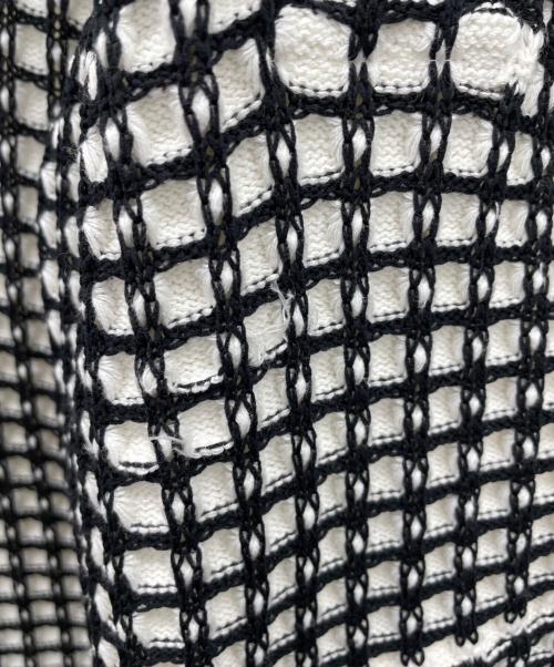 1PIU1UGUALE3 RELAX（ウノピゥウノウグァーレトレ リラックス）1PIU1UGUALE3 RELAX (ウノピゥウノウグァーレトレ リラックス) 1ロゴビッグワッフルジップパーカー ホワイト サイズ:XLの古着・服飾アイテム