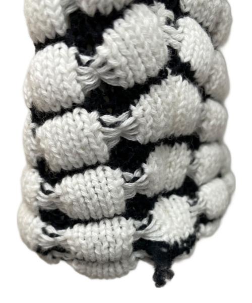 1PIU1UGUALE3 RELAX（ウノピゥウノウグァーレトレ リラックス）1PIU1UGUALE3 RELAX (ウノピゥウノウグァーレトレ リラックス) 1ロゴビッグワッフルジップパーカー ホワイト サイズ:XLの古着・服飾アイテム