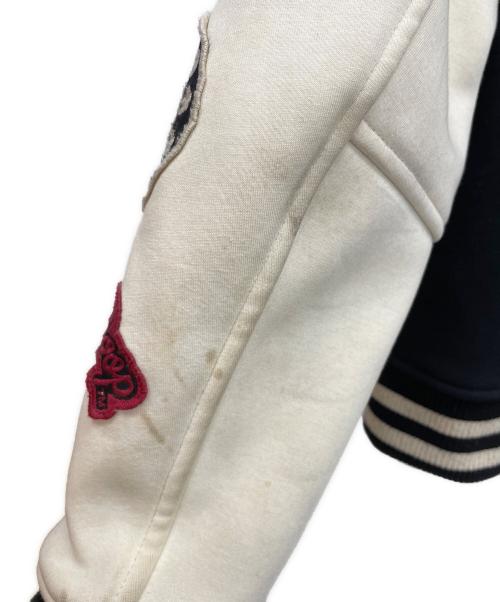 BETTY BOOP（ベティー・ブープ）BETTY BOOP (ベティー・ブープ) スタジャン ブラック×アイボリー サイズ:Mの古着・服飾アイテム