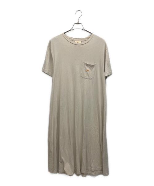 KELTY（ケルティ）KELTY (ケルティ) 半袖ワンピース ベージュ サイズ:Fの古着・服飾アイテム