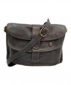 Fiocchiフィオッキ）の古着「レザーショルダーバッグ」｜ブラック