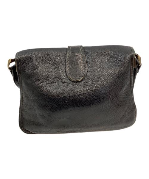 Fiocchi（フィオッキ）Fiocchi (フィオッキ) レザーショルダーバッグ ブラックの古着・服飾アイテム