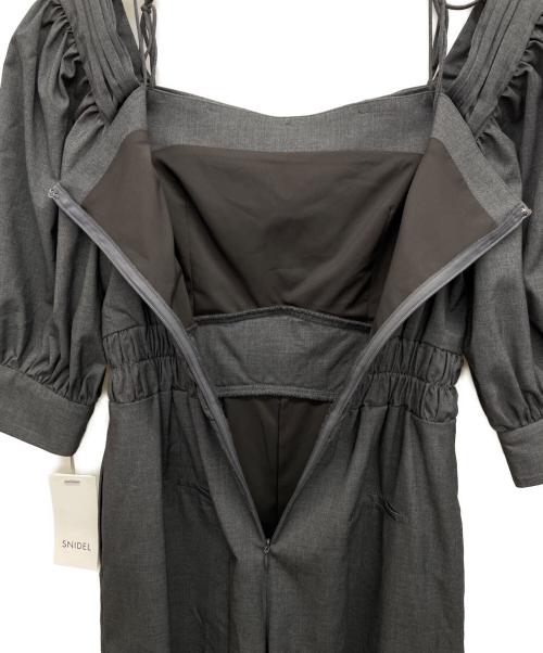 Snidel（スナイデル）Snidel (スナイデル) 2Wayパフオールインワン グレー サイズ:1の古着・服飾アイテム