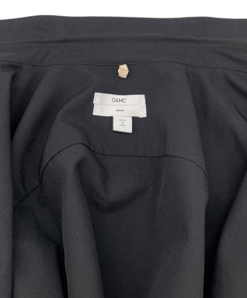 OVER ALL MASTER CLOTH（オーバーオールマスタークロス）OVER ALL MASTER CLOTH (オーバーオールマスタークロス) Apology Shirtサイドスリット長袖シャツ ブラック サイズ:MEDIUMの古着・服飾アイテム