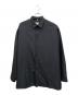 OVER ALL MASTER CLOTH（オーバーオールマスタークロス）の古着「Apology Shirtサイドスリット長袖シャツ」｜ブラック