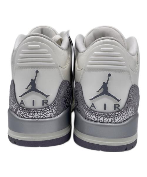 NIKE（ナイキ）NIKE (ナイキ) AIR JORDAN 3 RETRO ホワイト サイズ:24.5cmの古着・服飾アイテム