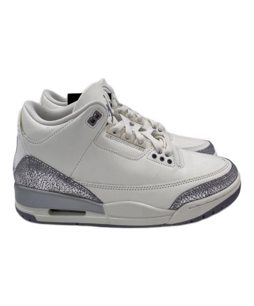 NIKE（ナイキ）NIKE (ナイキ) AIR JORDAN 3 RETRO ホワイト サイズ:24.5cmの古着・服飾アイテム