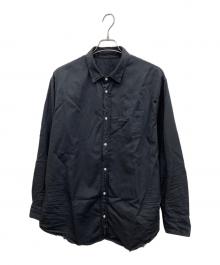 Frank&Eileen（フランクアンドアイリーン）の古着「LUKE BKCD ルーク ブラックデニムシャツ　長袖シャツ」｜ブラック