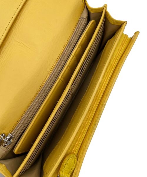 その他ブランド（ソノタブランド）その他ブランド (ソノタブランド) 長財布 イエローの古着・服飾アイテム