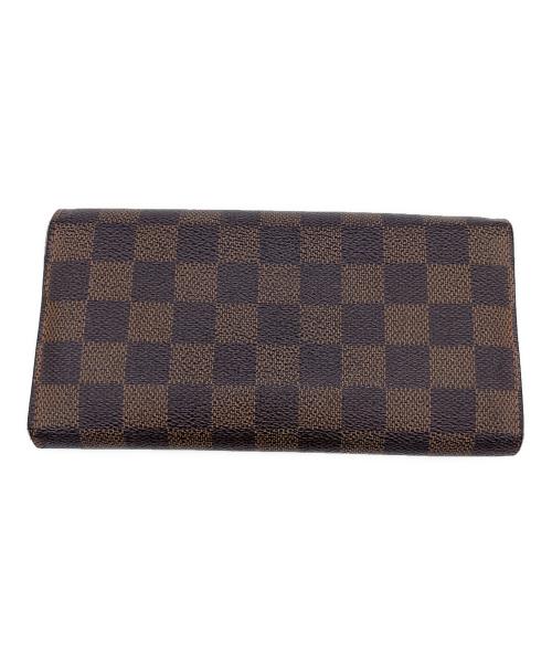 LOUIS VUITTON（ルイ ヴィトン）LOUIS VUITTON (ルイ ヴィトン) ポルトフォイユ・サラ　長財布 ブラウンの古着・服飾アイテム