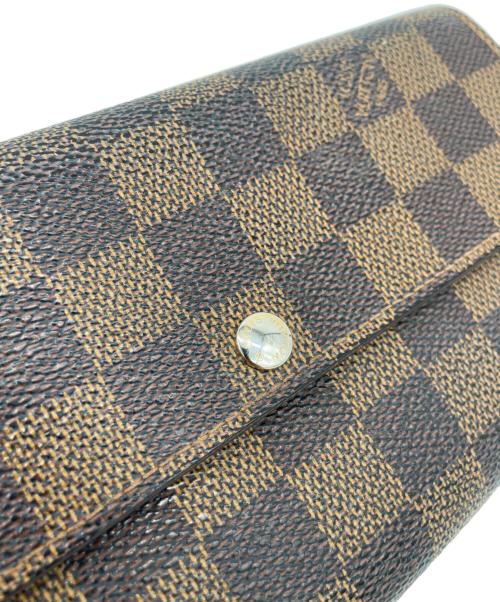 LOUIS VUITTON（ルイ ヴィトン）LOUIS VUITTON (ルイ ヴィトン) ポルトフォイユ・サラ　長財布 ブラウンの古着・服飾アイテム