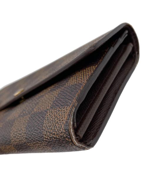 LOUIS VUITTON（ルイ ヴィトン）LOUIS VUITTON (ルイ ヴィトン) ポルトフォイユ・サラ　長財布 ブラウンの古着・服飾アイテム
