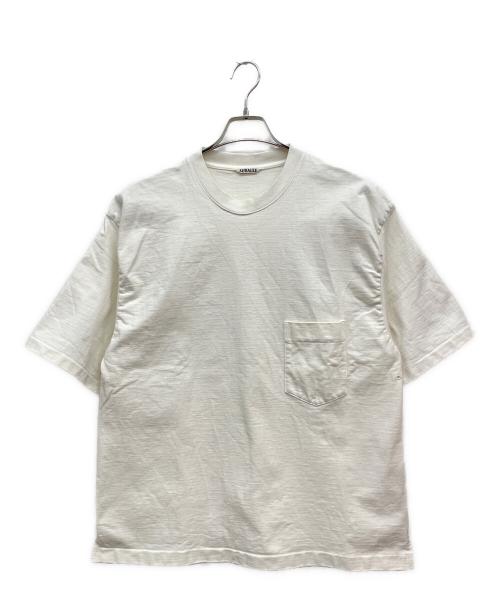 AURALEE（オーラリー）AURALEE (オーラリー) 半袖カットソー ホワイト サイズ:5の古着・服飾アイテム