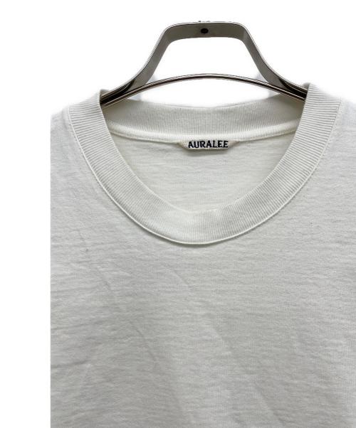 AURALEE（オーラリー）AURALEE (オーラリー) 半袖カットソー ホワイト サイズ:5の古着・服飾アイテム