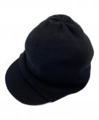 COMOLIコモリ）の古着「ニットキャップ」｜ブラック