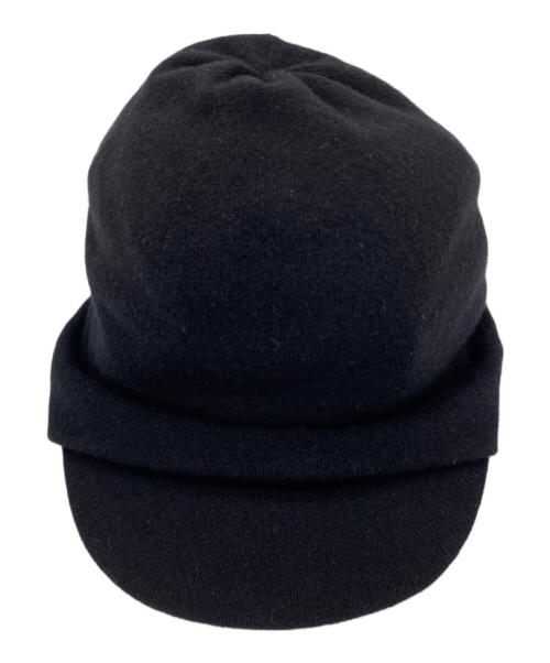 COMOLI（コモリ）COMOLI (コモリ) ニットキャップ ブラック サイズ:サイズ表記無しの古着・服飾アイテム