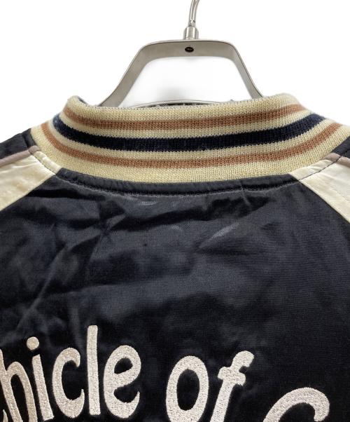 爆裂爛漫娘（バクレツランマンムスメ）爆裂爛漫娘 (バクレツランマンムスメ) スカジャン ブラック サイズ:40の古着・服飾アイテム