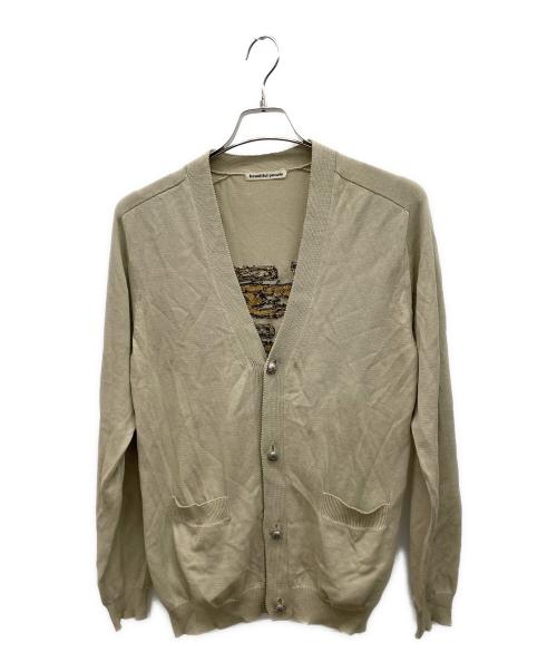 beautiful people（ビューティフルピープル）beautiful people (ビューティフルピープル) 薄手カーディガン サイズ:Mの古着・服飾アイテム