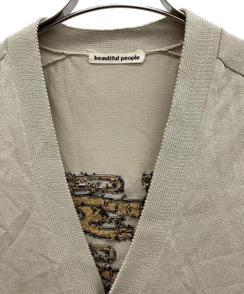 beautiful people（ビューティフルピープル）beautiful people (ビューティフルピープル) 薄手カーディガン サイズ:Mの古着・服飾アイテム