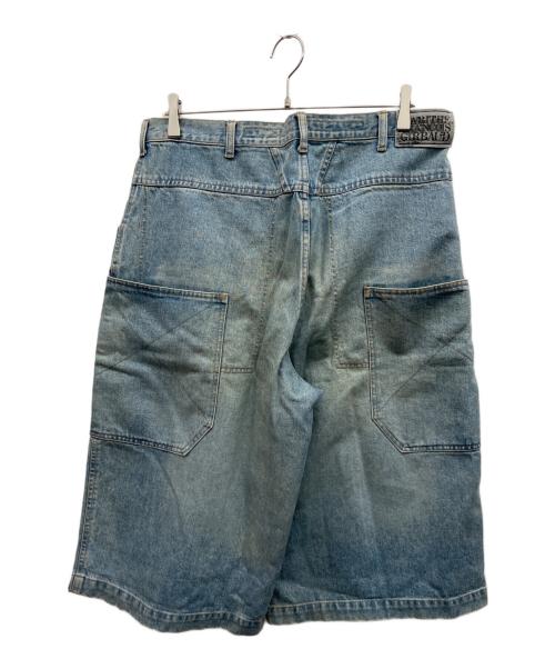 GIRBAUD（ジルボ）GIRBAUD (ジルボ) デニムハーフパンツ インディゴ サイズ:Lの古着・服飾アイテム