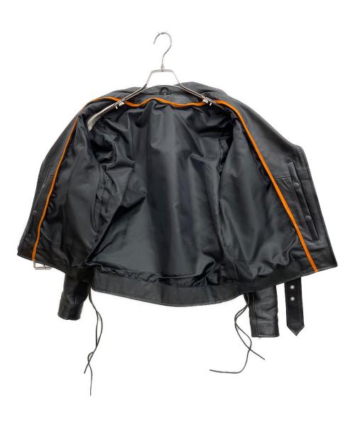 milkwaukee leather（ミルウォーキー レザー）milkwaukee leather (ミルウォーキー レザー) ライダースジャケット ブラック サイズ:Sの古着・服飾アイテム