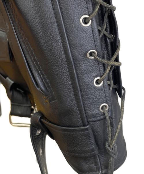 milkwaukee leather（ミルウォーキー レザー）milkwaukee leather (ミルウォーキー レザー) ライダースジャケット ブラック サイズ:Sの古着・服飾アイテム