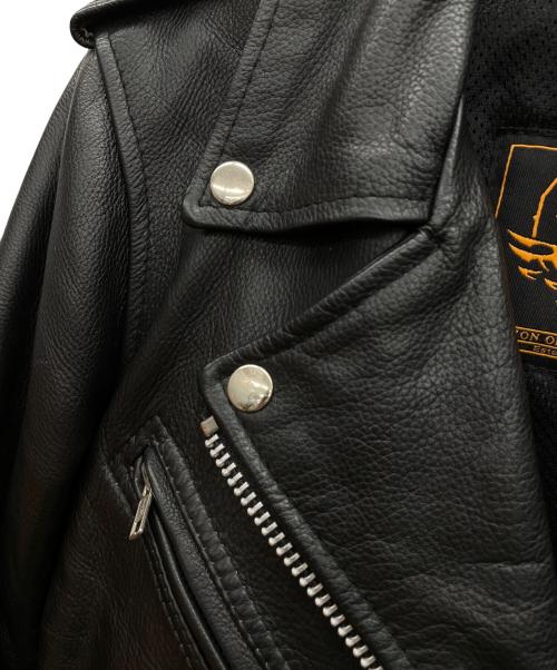 milkwaukee leather（ミルウォーキー レザー）milkwaukee leather (ミルウォーキー レザー) ライダースジャケット ブラック サイズ:Sの古着・服飾アイテム