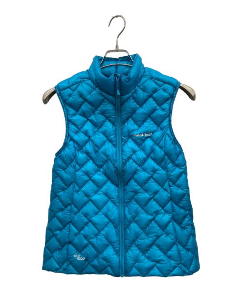 mont-bell（モンベル）mont-bell (モンベル) 1000フィルパワーEXダウンベスト ブルー サイズ:US/EUR S 未使用品の古着・服飾アイテム