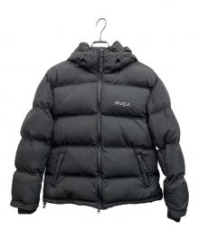 RVCA（ルーカ）の古着「BALANCE PUFFER HOOD JACKET（バランスパファーフードジャケット）」｜ブラック