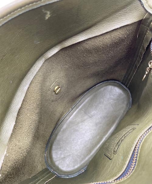 COACH（コーチ）COACH (コーチ) レザーショルダーバッグ ブラウンの古着・服飾アイテム