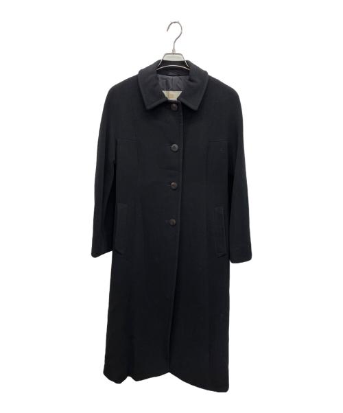 Aquascutum（アクアスキュータム）Aquascutum (アクアスキュータム) ステンカラーコート ブラック サイズ:11の古着・服飾アイテム