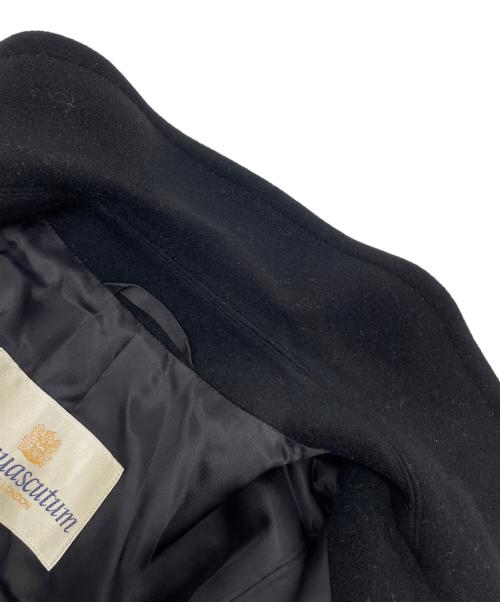 Aquascutum（アクアスキュータム）Aquascutum (アクアスキュータム) ステンカラーコート ブラック サイズ:11の古着・服飾アイテム