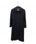 Aquascutum（アクアスキュータム）の古着「ステンカラーコート」｜ブラック