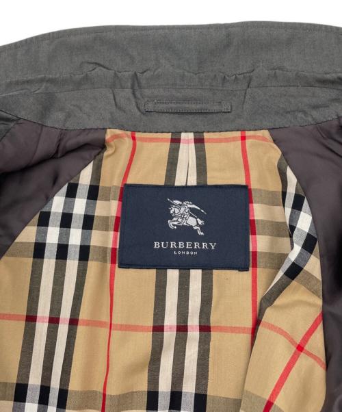 BURBERRY LONDON（バーバリーロンドン）BURBERRY LONDON (バーバリーロンドン) ステンカラーコート グレー サイズ:9の古着・服飾アイテム