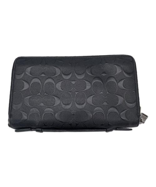 COACH（コーチ）COACH (コーチ) ダブル ジップ トラベル オーガナイザー　トラベルウォレットの古着・服飾アイテム